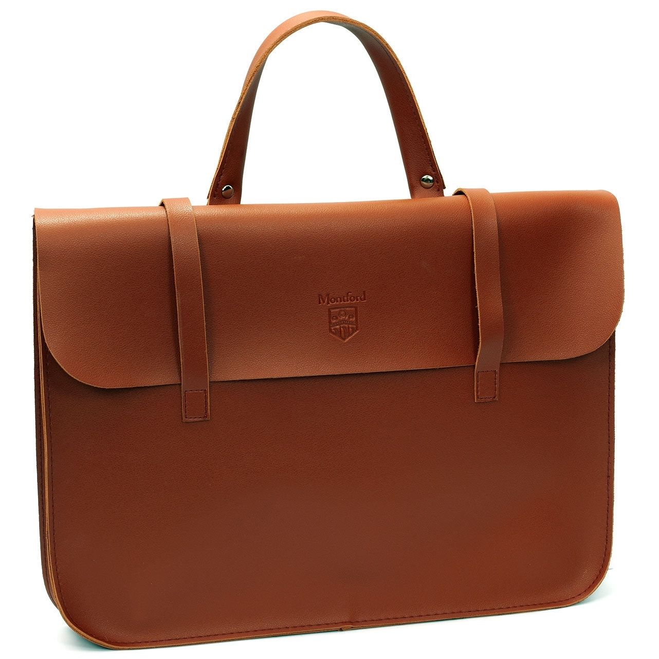 Montford Music Carrier Case Faux-Leather Material Tan