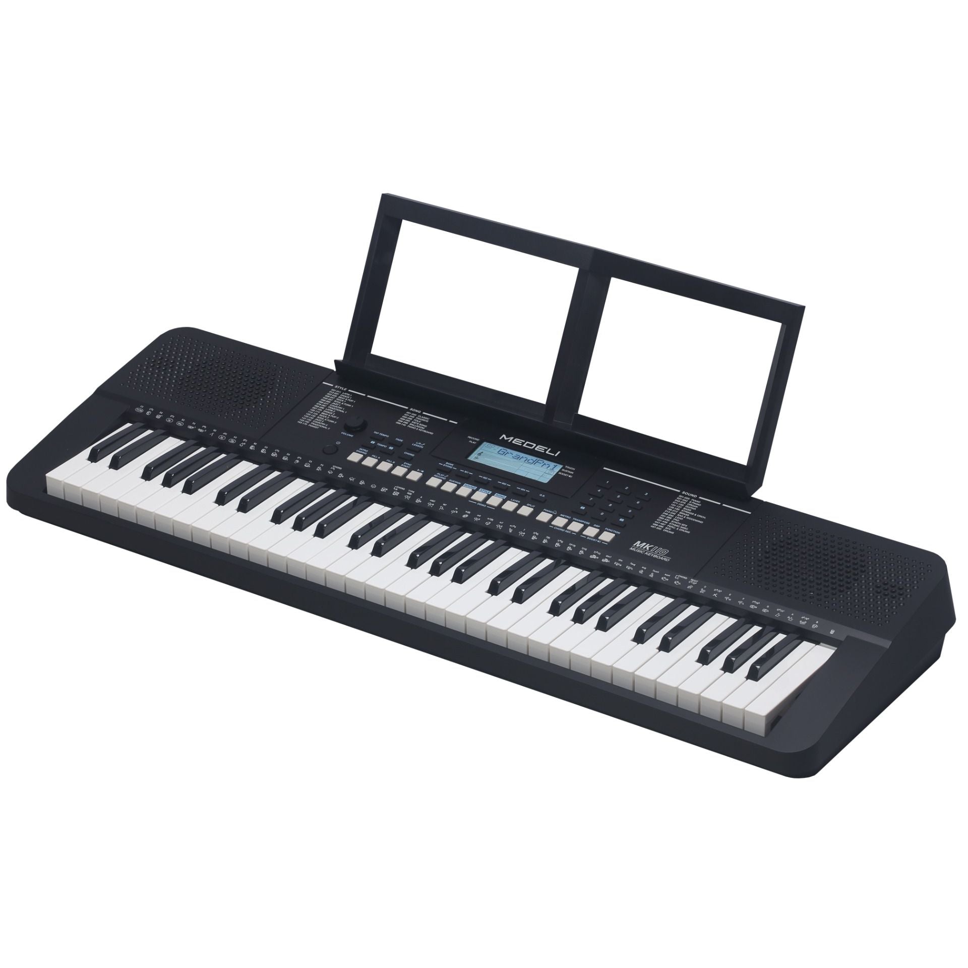 Medeli Millennium Series Keyboard 61 Key in Black