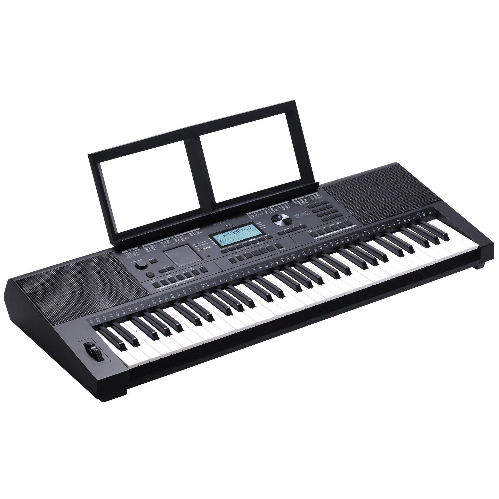Medeli Millennium Series Keyboard 61 Key with Touch Response in Black