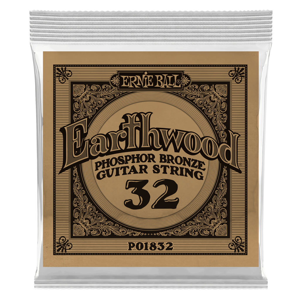 Ernie Ball Earthwood Phosphor Bronze Acoustic Single 0.32