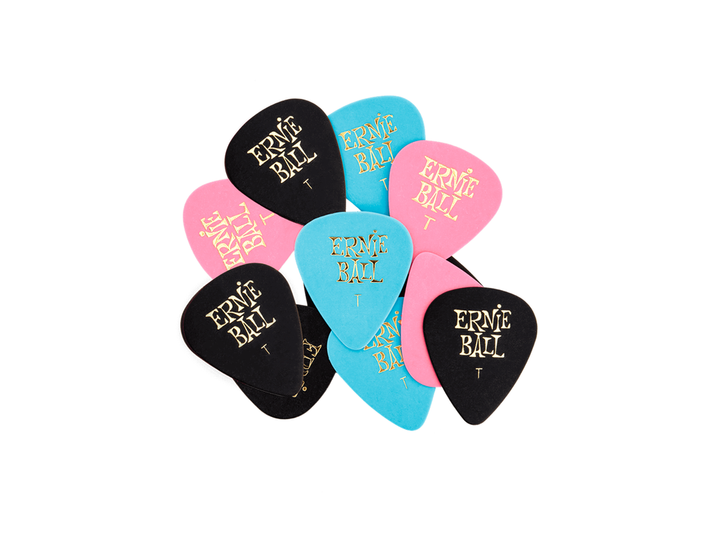 Ernie Ball Thin 0.46mm Assorted Picks Pack of 12