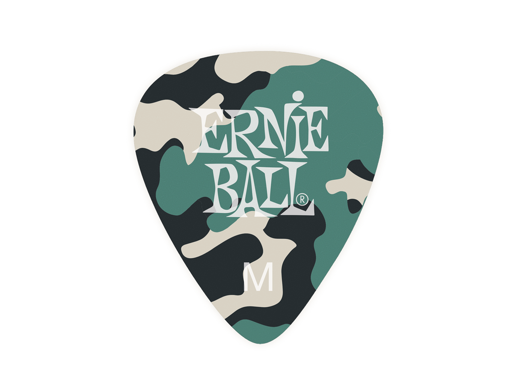 Ernie Ball Medium Camouflage Pick x 12