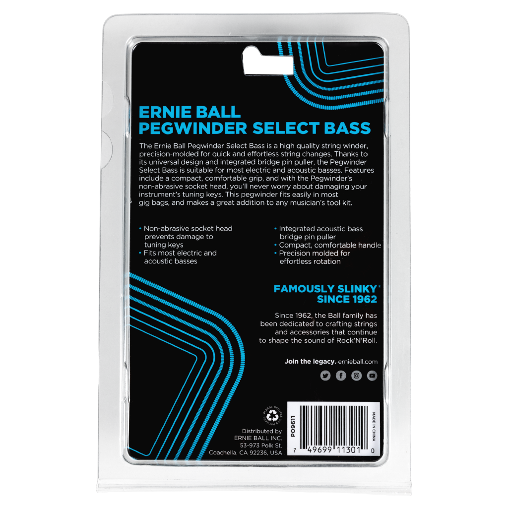 Ernie Ball Pegwinder Select Bass String Winder