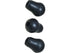 Dixon Floating Floor Tom Leg Rubber Feet, 3 Pieces