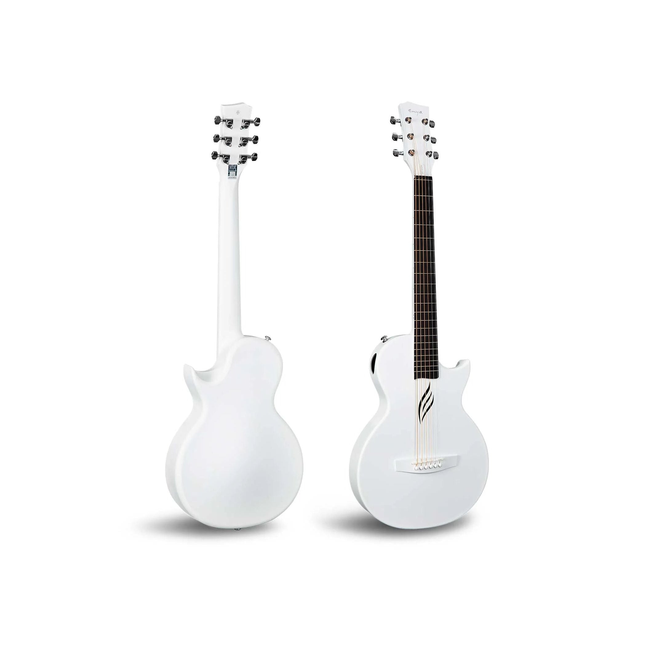 Enya Nova Go White Carbon Fibre Guitar