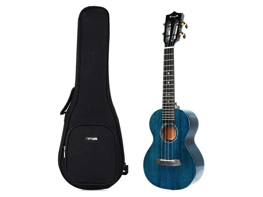 Enya EUC-MAD Solid Mahogany Concert Ukulele - Blue