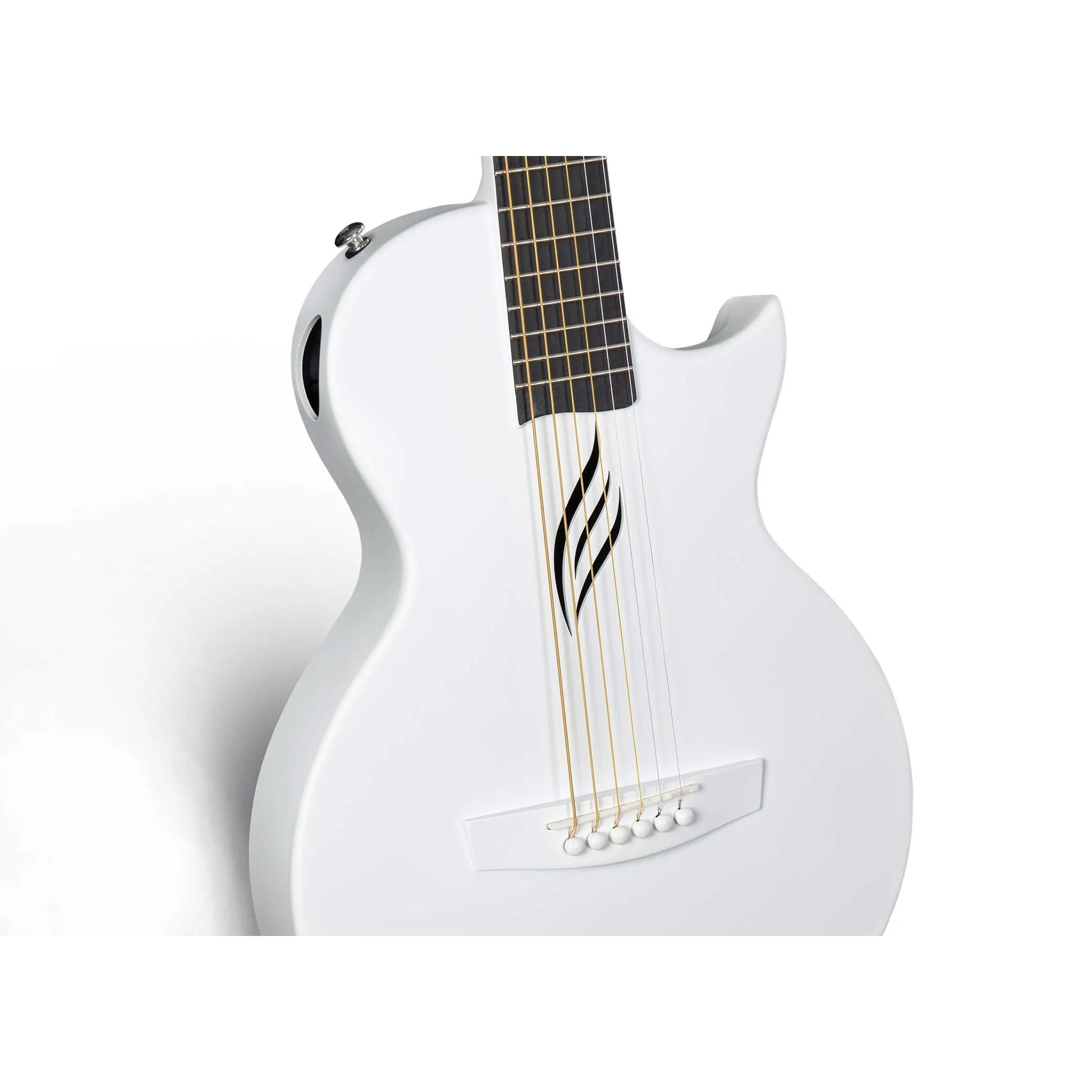 Enya Nova Go White Carbon Fibre Guitar