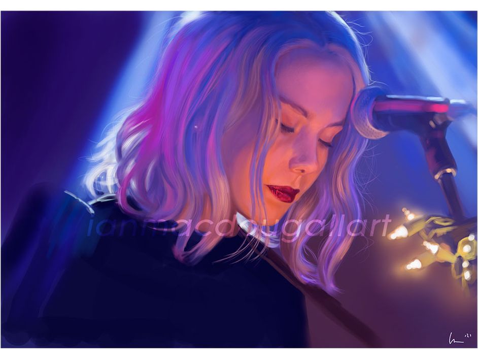 Phoebe Bridgers - Iconic Art (by Ian MacDougall)