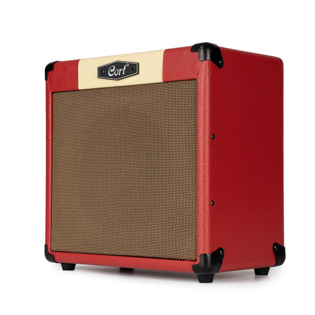 Cort CM15R 15w Practice Amp, Dark Red