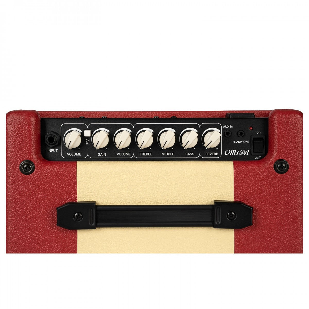 Cort CM15R 15w Practice Amp, Dark Red