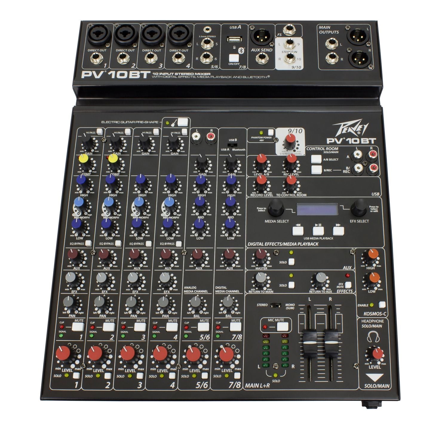 Peavey Mixer PV10 BT (bluetooth)