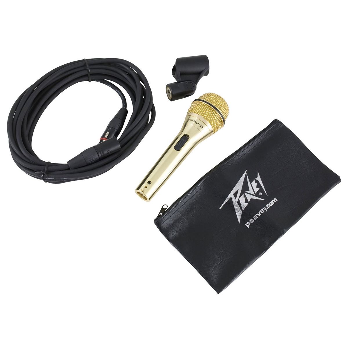 Peavey PVi2 Microphone XLR in a Gold Finish