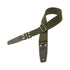 Magrabo Stripe SC Entry Dark Green 5 cm Terminals Black Silver buckle Premium Guitar Strap