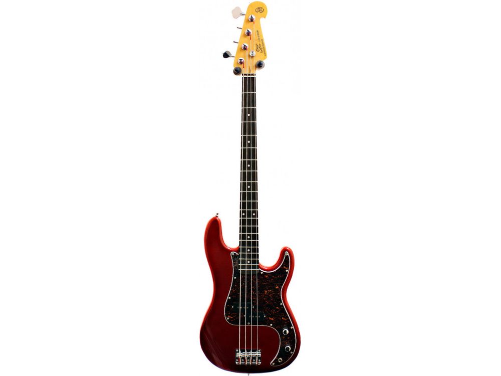 SX Bass Guitar PB Style in Red