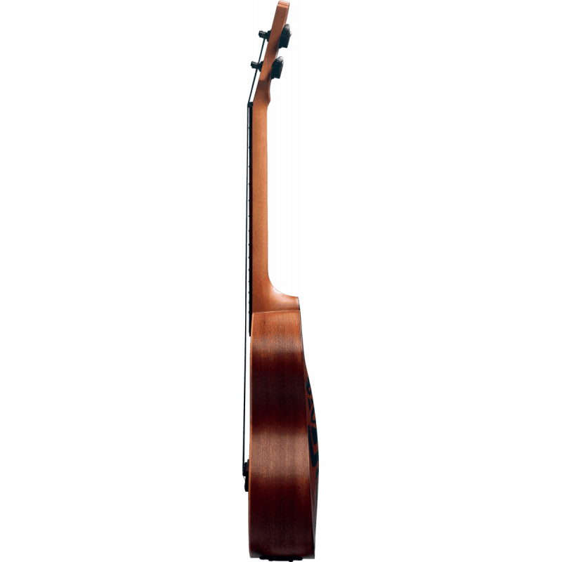 LAG Tenor Slim Arched Back Ukulele With Case