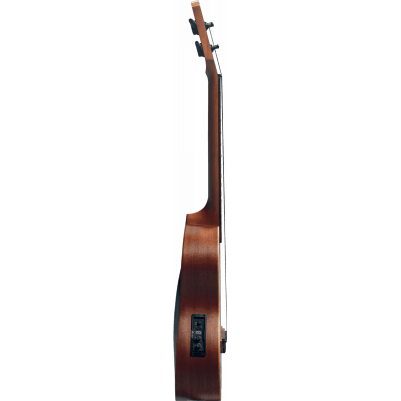 LAG Tenor Slim Arched Back Ukulele With Case
