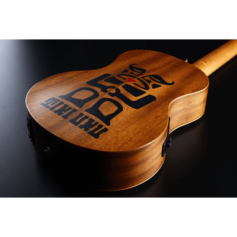 LAG Tenor Slim Arched Back Ukulele With Case