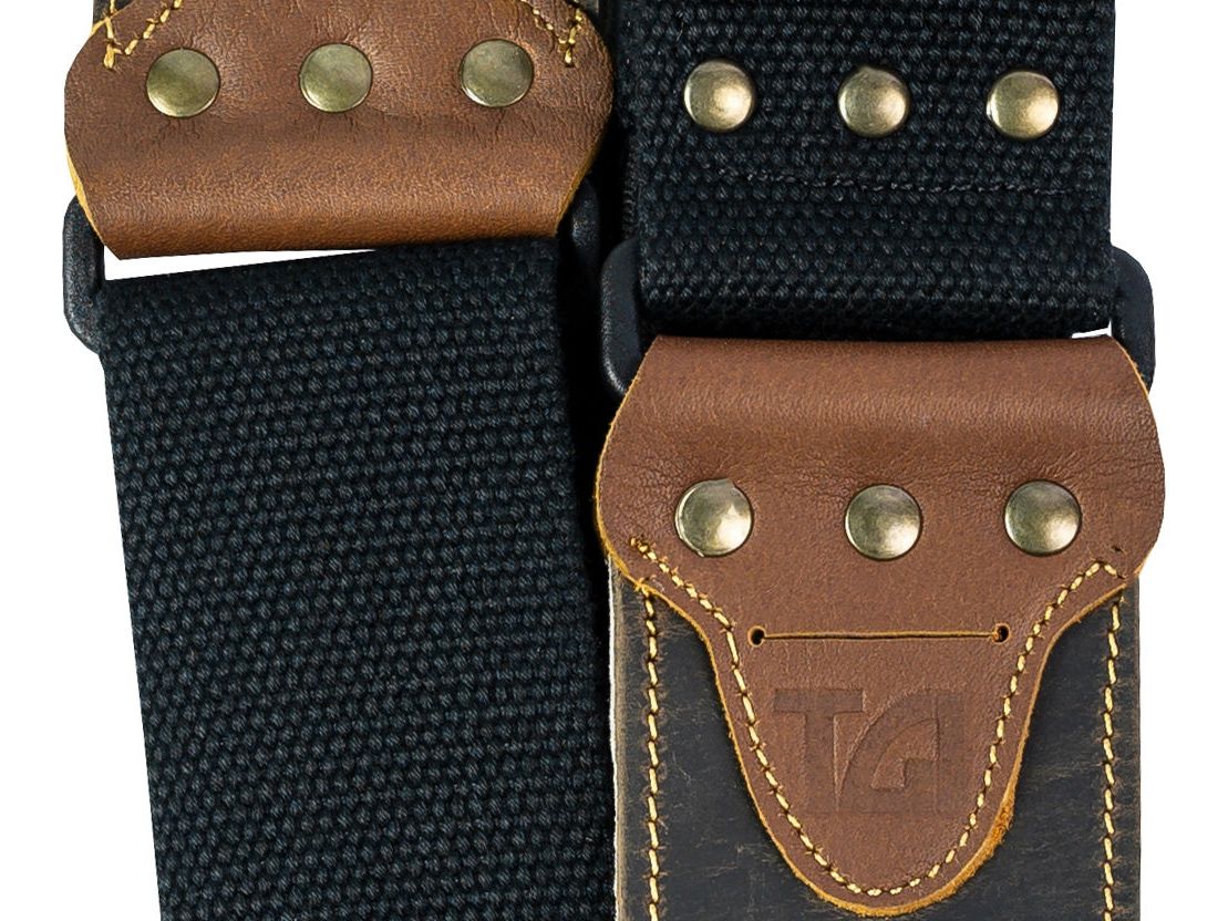 TGI Guitar Strap Woven Premium Black