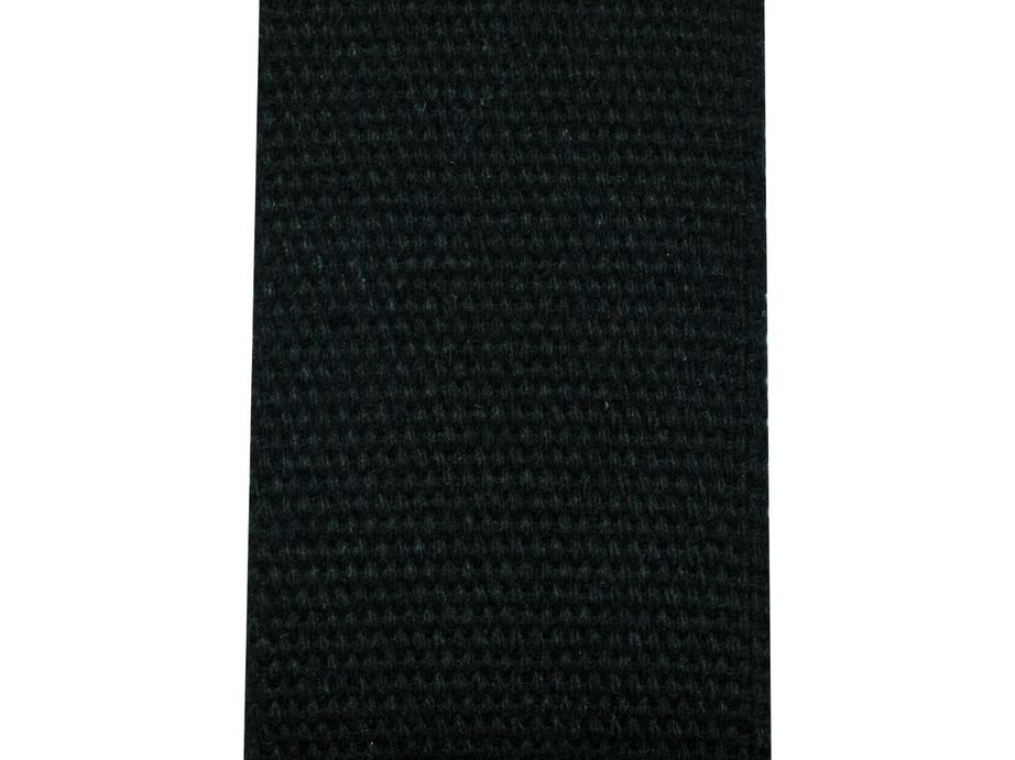 TGI Guitar Strap Woven Cotton Vegan - Black