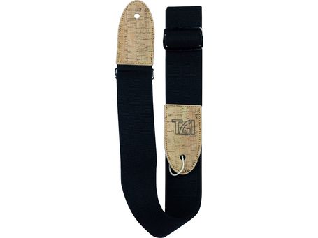 TGI Guitar Strap Woven Cotton Vegan - Black