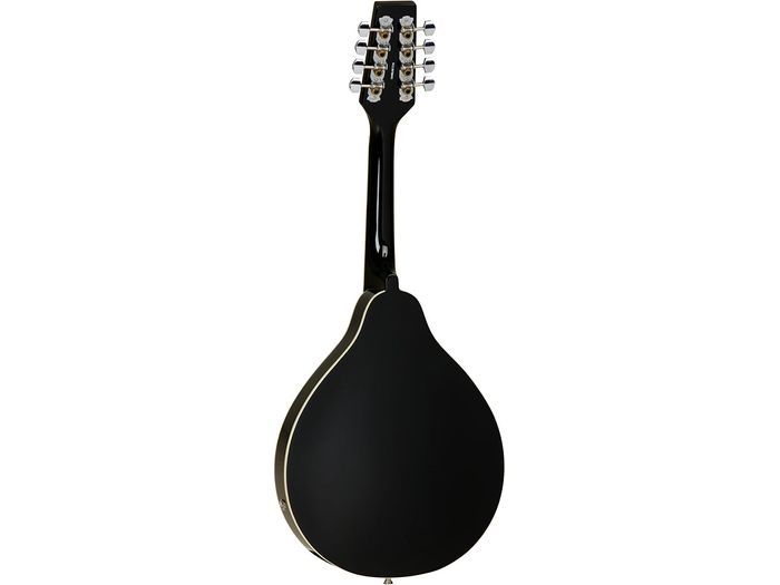 Tanglewood Teardrop Electric Mandolin with F holes, Black Gloss