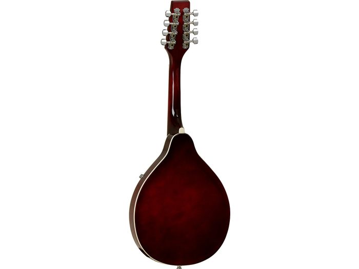 Tanglewood Teardrop Mandolin with F holes, Wine Red Gloss