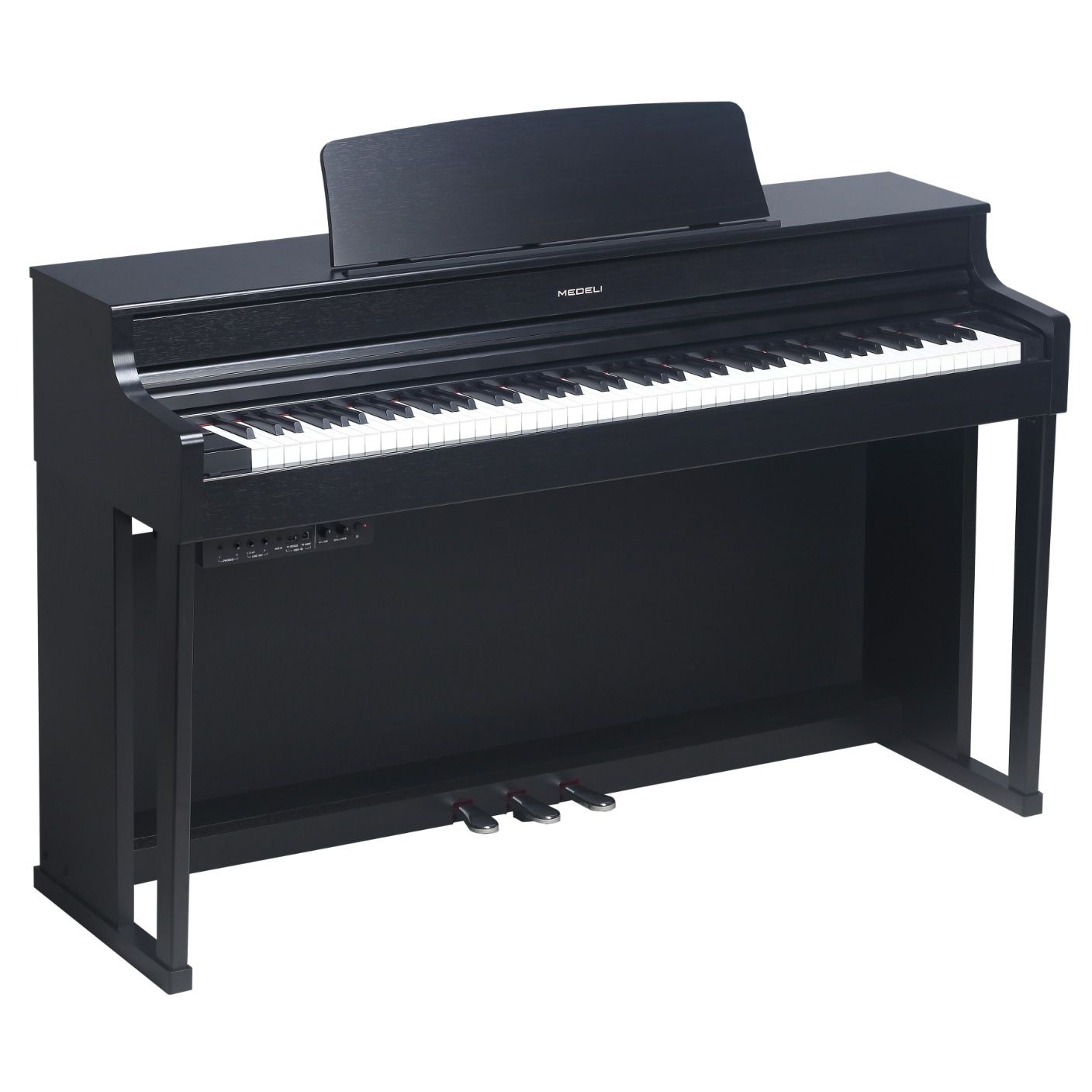 Medeli Forte Series Digital Upright Piano 88 Key in Black Satin