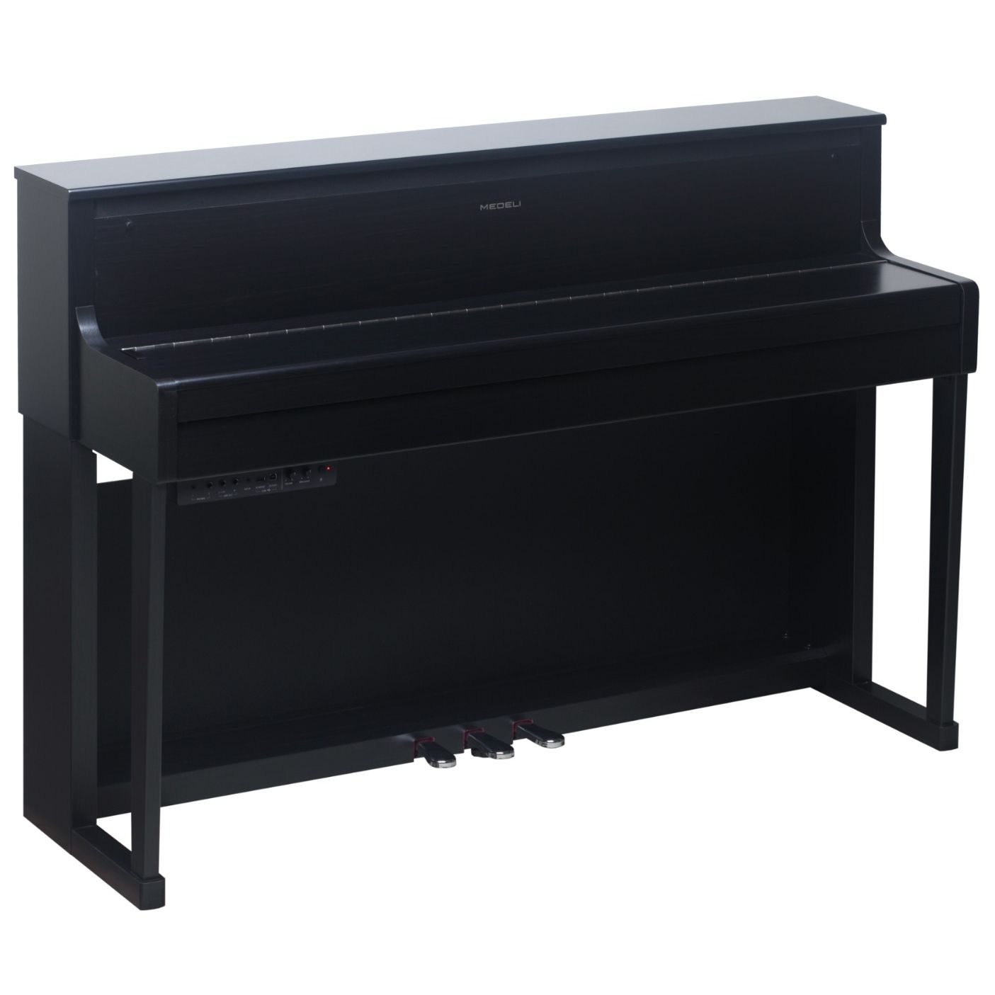 Medeli Forte Series Digital Upright Piano Bluetooth 88 Key in Black Satin