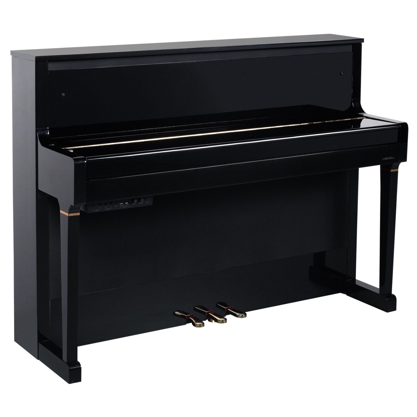 Medeli Forte Series Digital Upright Piano 88 Key in Black Gloss