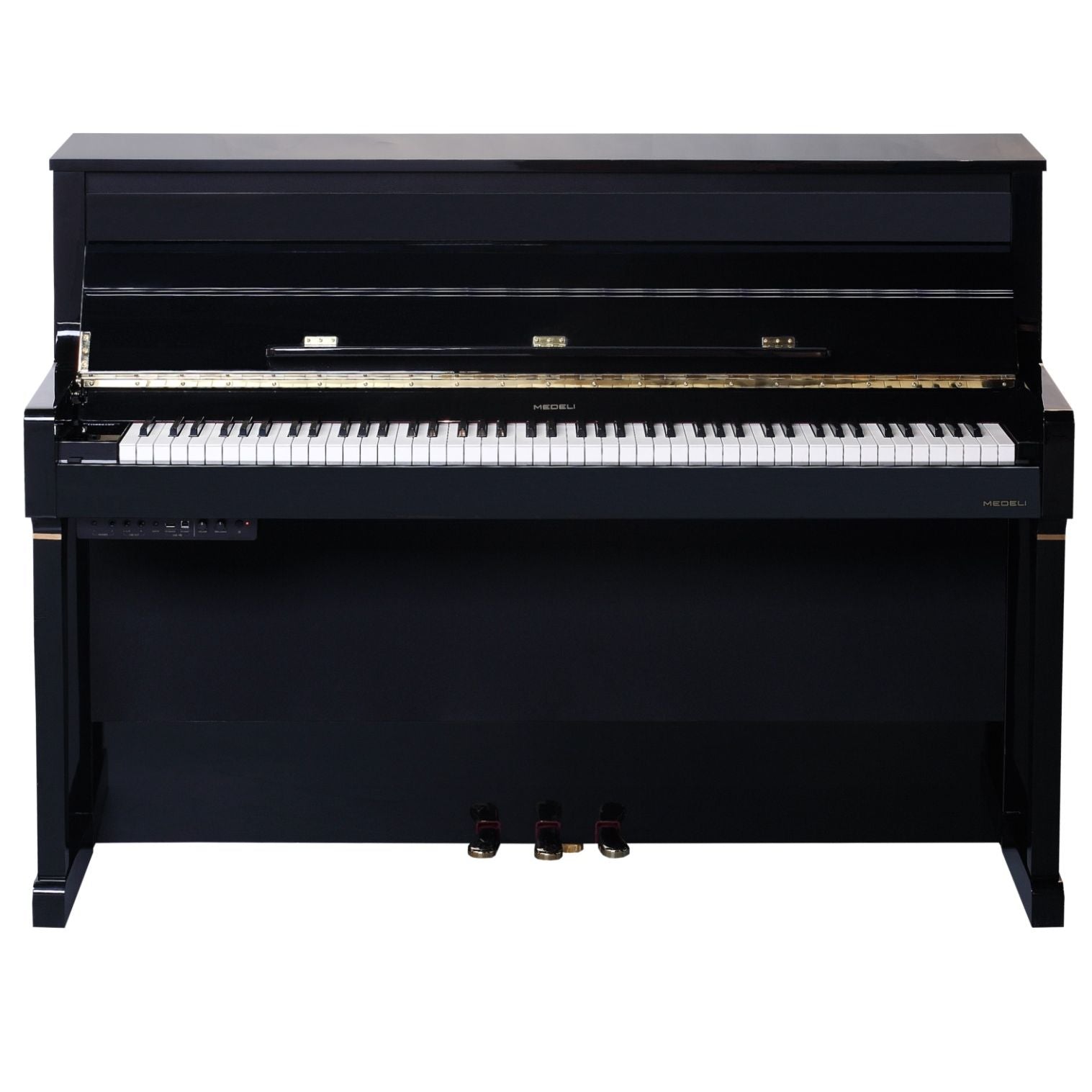 Medeli Forte Series Digital Upright Piano 88 Key in Black Gloss
