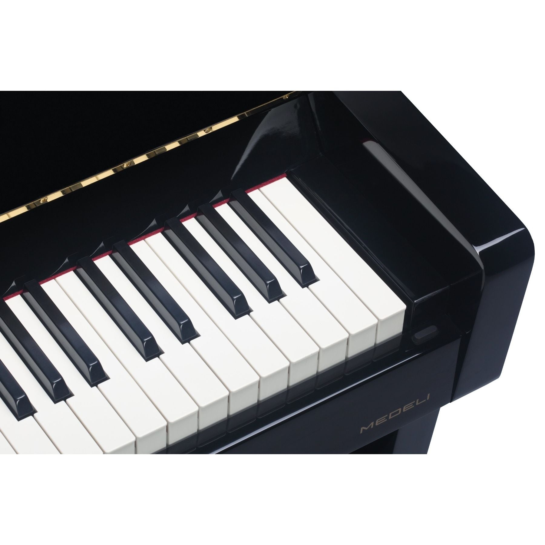 Medeli Forte Series Digital Upright Piano 88 Key in Black Gloss