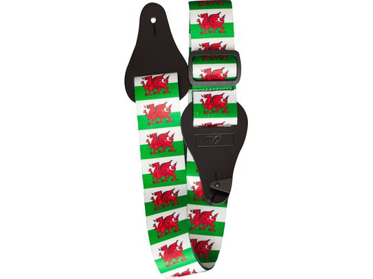 TGI Guitar Strap Welsh Dragon