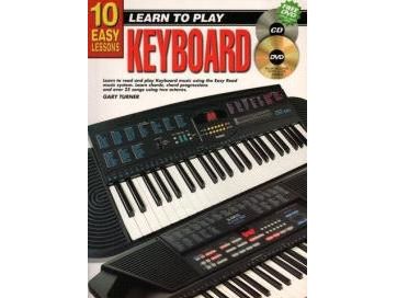10 Easy Lessons Keyboard Book + Audio
