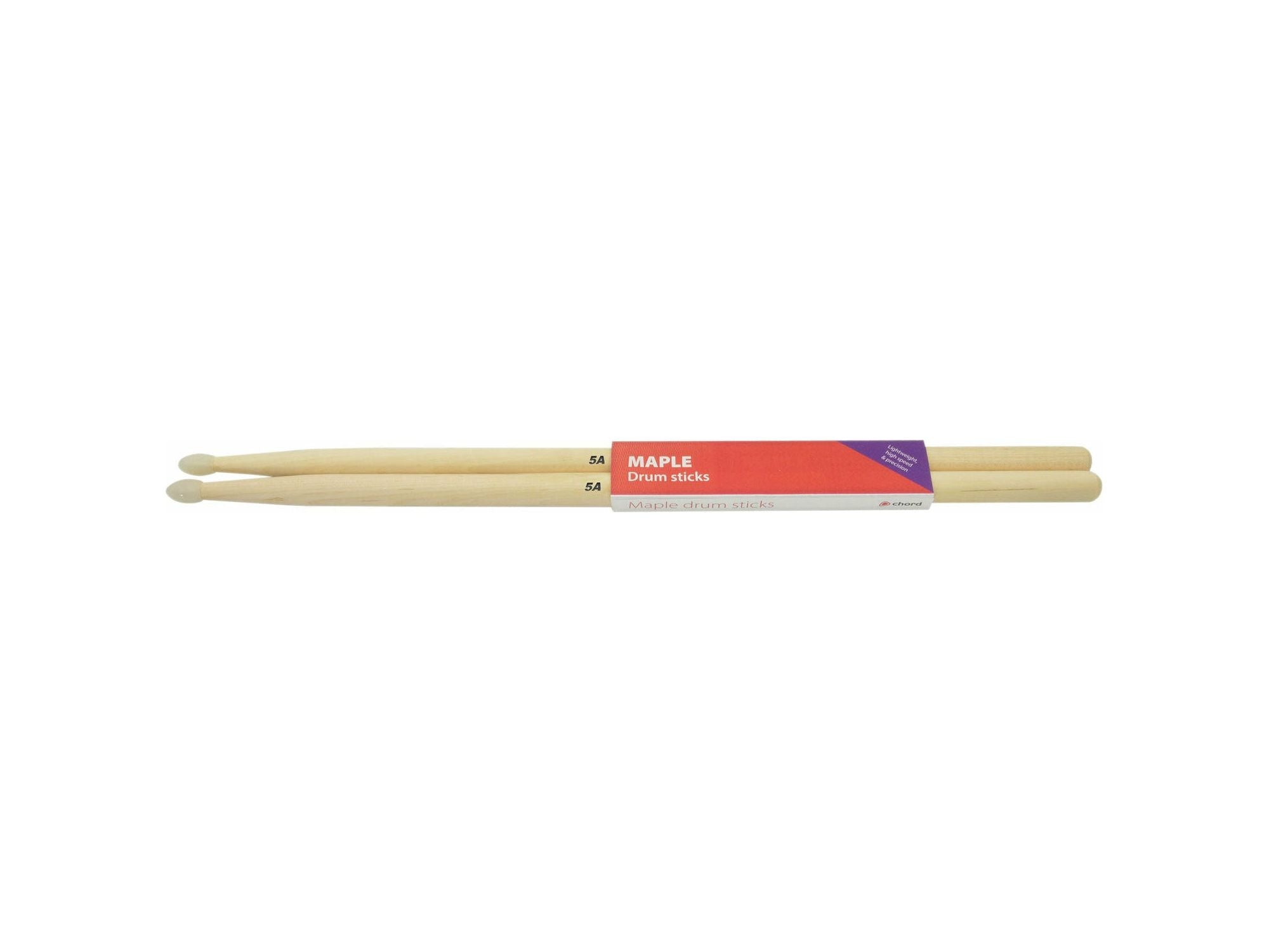 Maple Drum Sticks 5A Nylon Tip- 1 Pair
