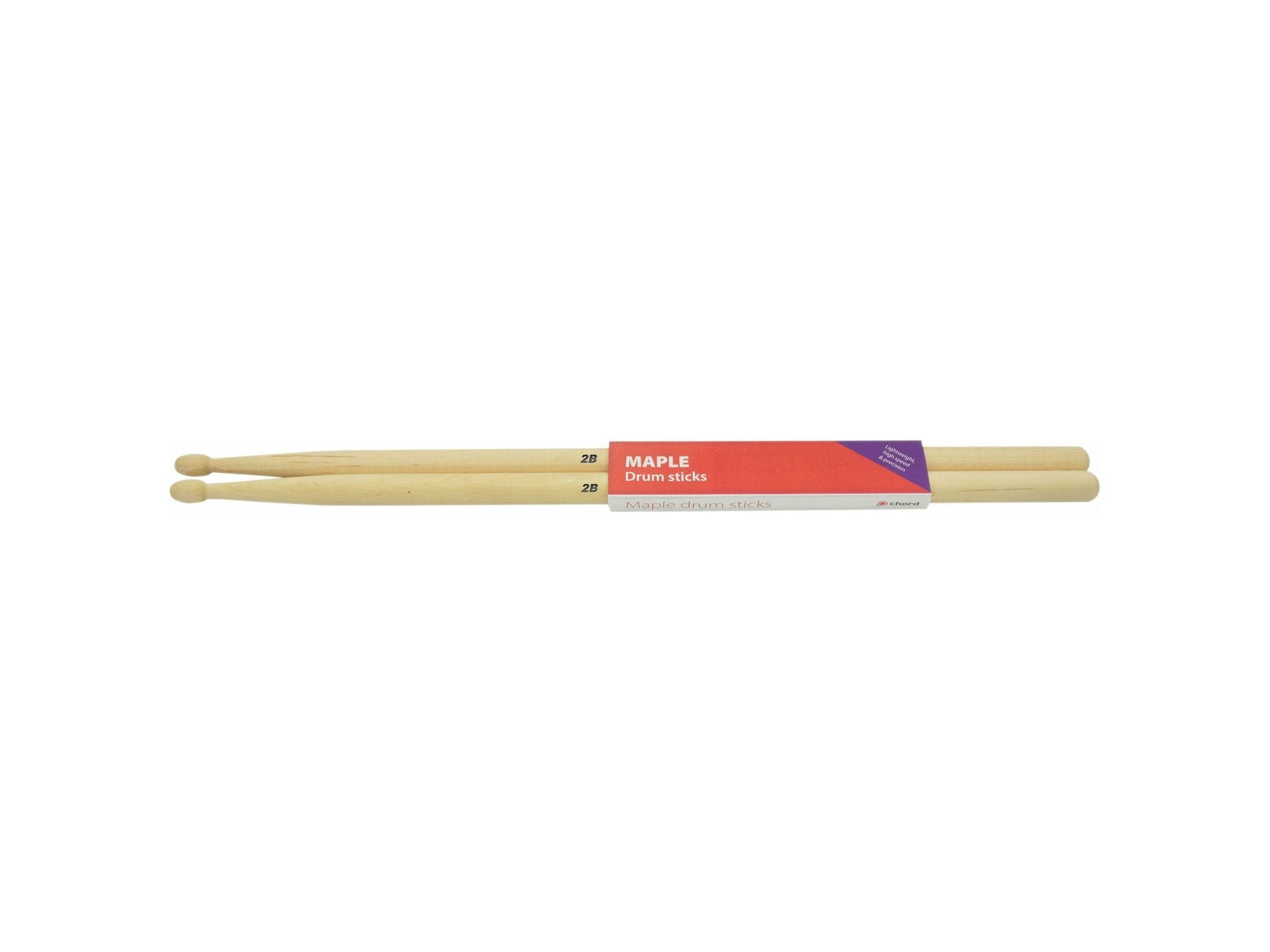 Maple Drum Sticks 2B - 1 Pair