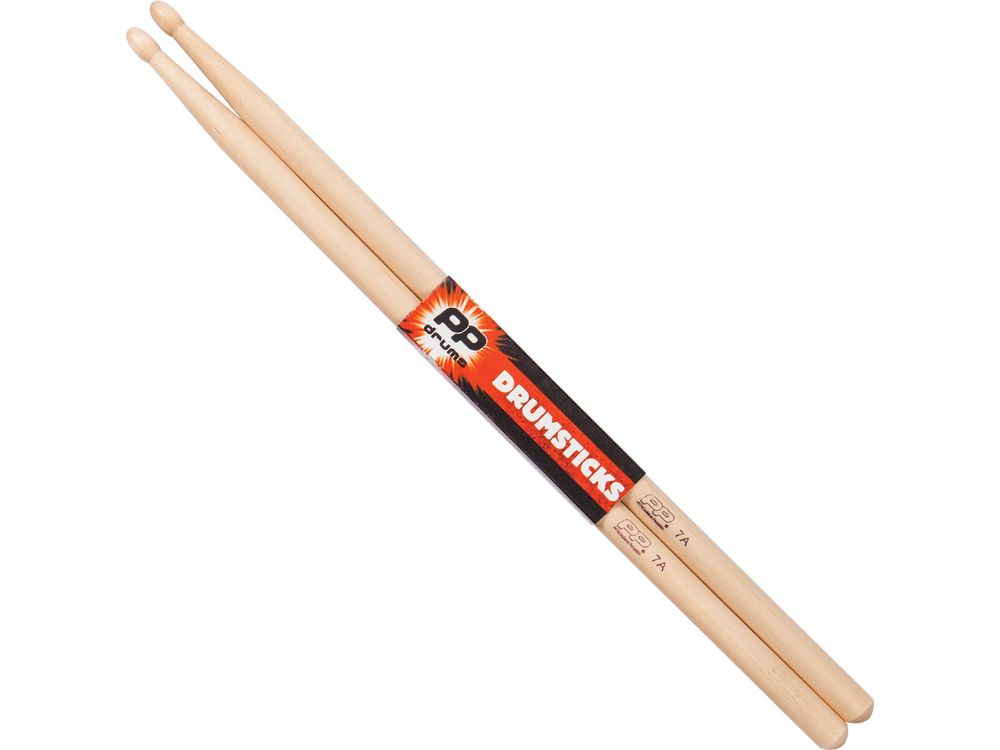 PP Drums Wood Tip Drum Sticks ~ 7A