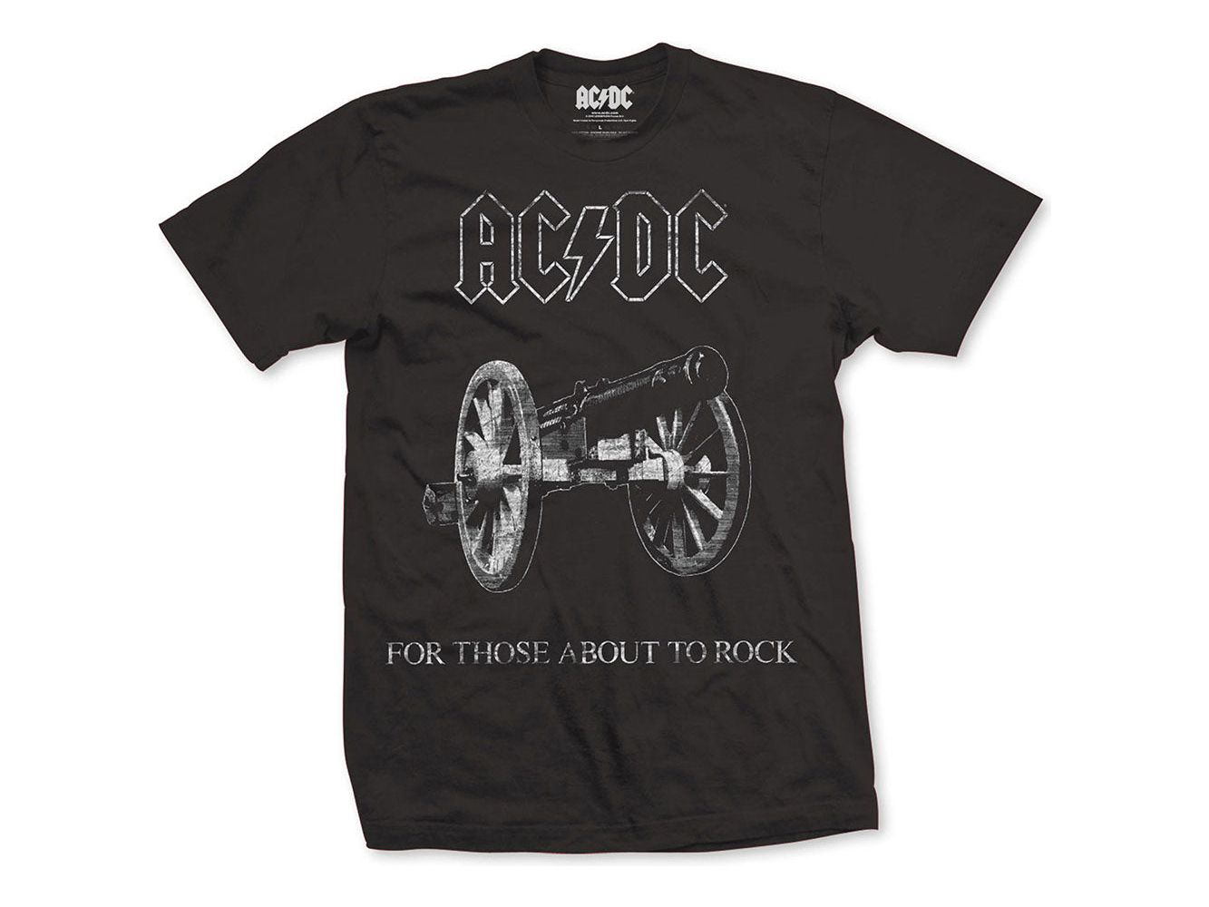 AC/DC UNISEX T-SHIRT ABOUT TO ROCK