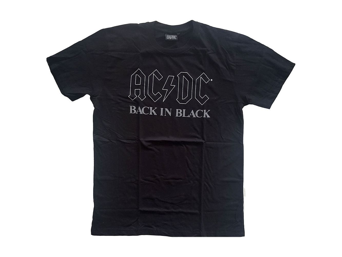 AC/DC Unisex T-Shirt featuring the 'Back in Black Logo'