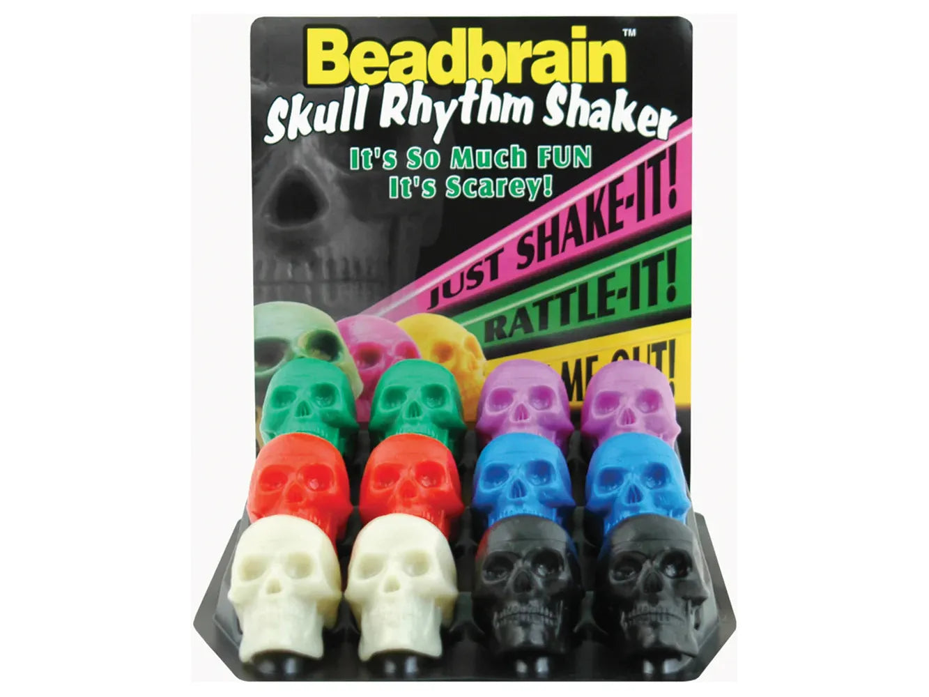 BeadBrains BB12 Assorted  Colours Display of 12 ~ Sold individually
