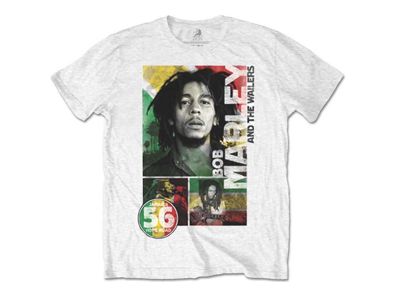 Bob Marley Unisex T-Shirt 56 Hope Road Rasta