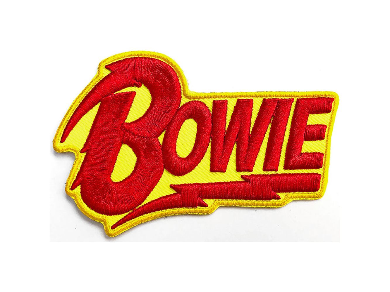 David Bowie Standard Patch: Diamond Dogs 3D Logo D