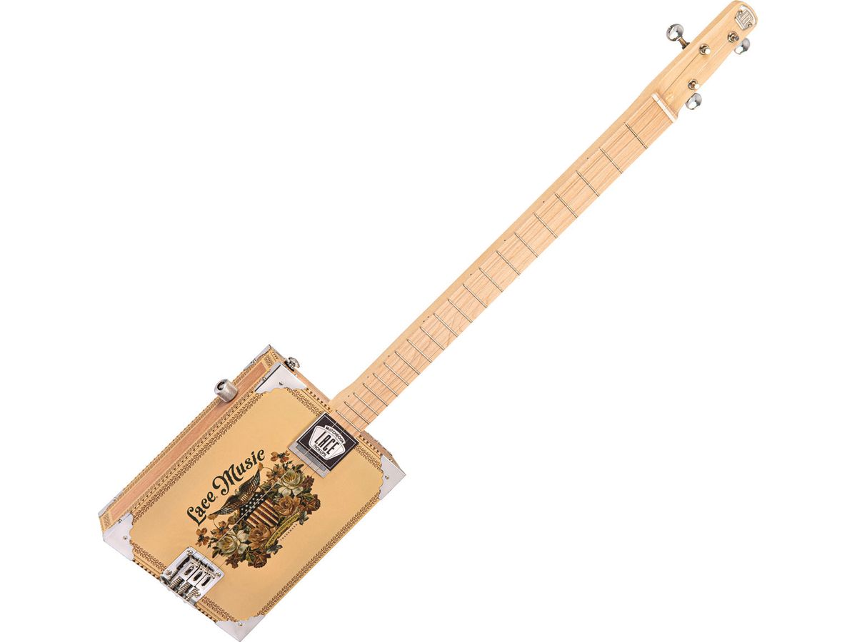 Lace Cigar Box Electric Guitar ~ 3 String ~ Americana