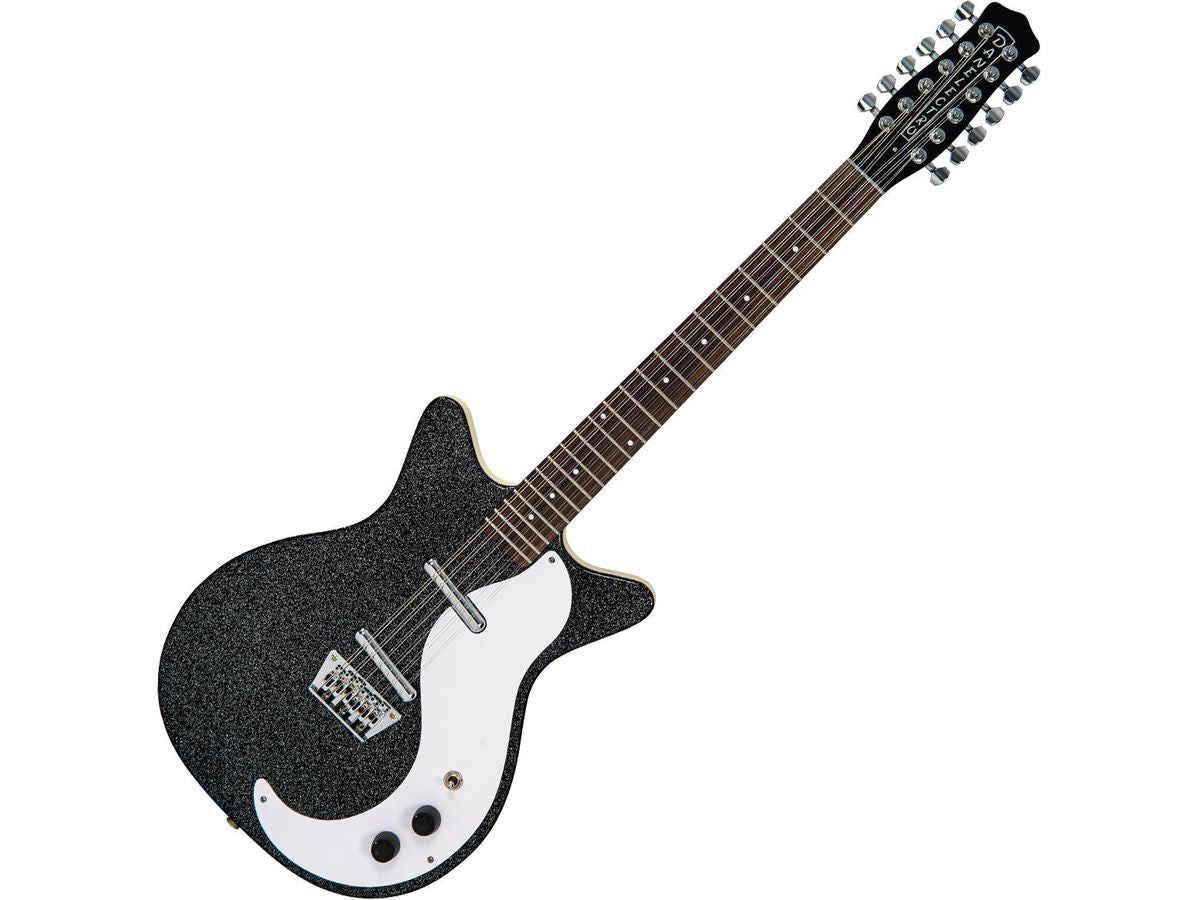 Danelectro '59 12 String Electric Guitar ~ Black Sparkle