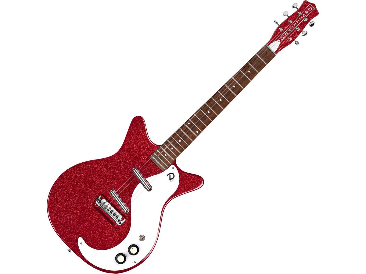 Danelectro '59M NOS Electric Guitar ~ Red Metal Flake