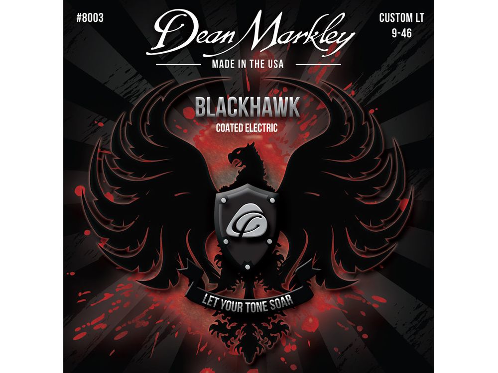 Dean Markley Blackhawk Coated Electric Strings Custom Light 9-46
