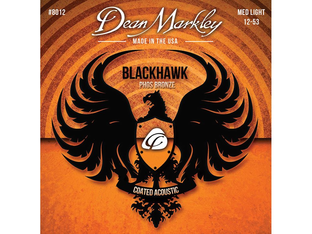 Dean Markley Blackhawk Coated Pure Bronze Light 12-53