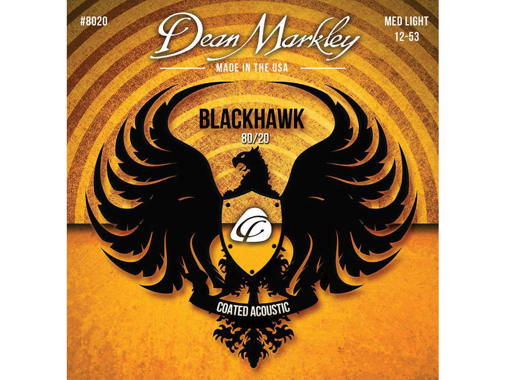 Dean Markley Blackhawk Acoustic 80/20 Medium Light 12-53