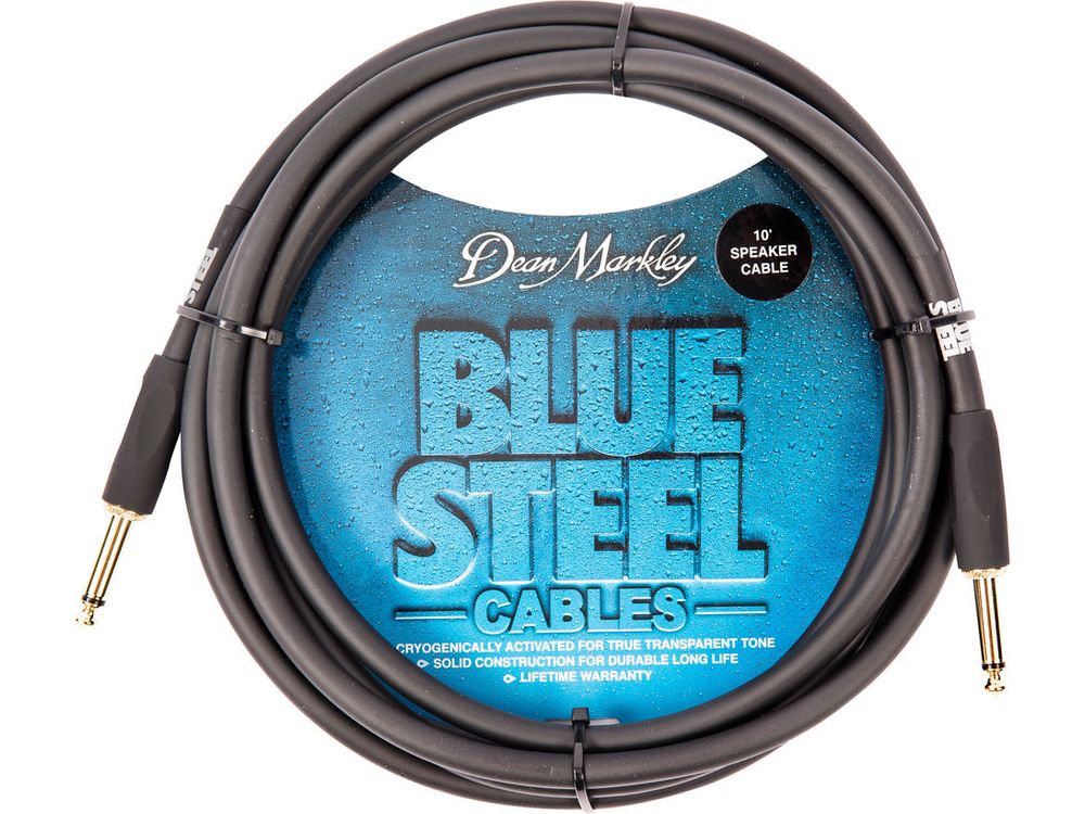 Dean Markley Blue Steel Speaker Cable ~ 10ft