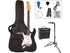 Encore E6 Electric Guitar Pack ~ Left Hand Gloss Black