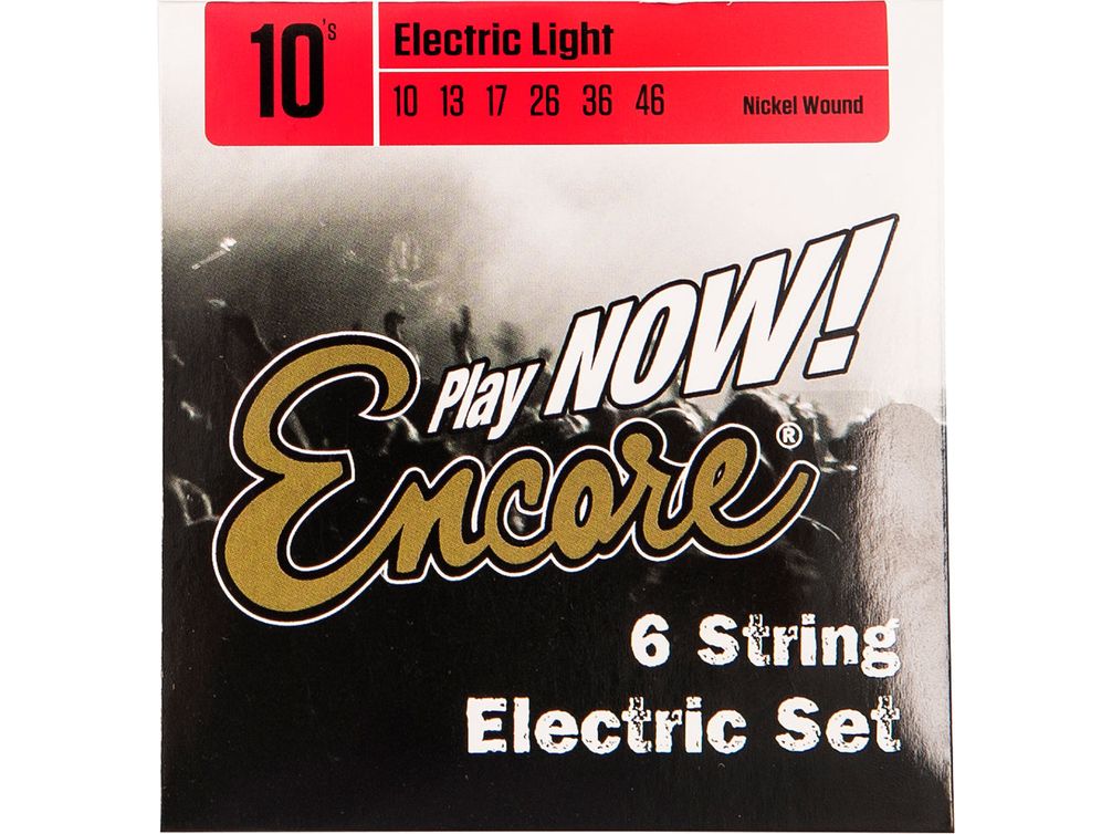 Encore Nickel Wound Electric Guitar String Set ~ Light